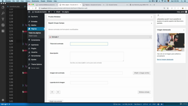 Desarrollo de Temas de WordPress con Bootstrap 4 y CMB2 – Screenshot 4