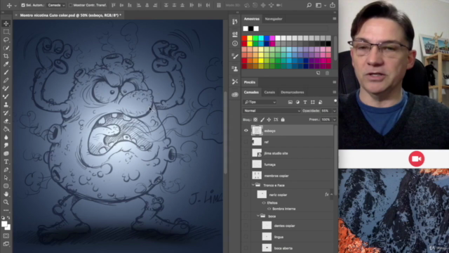 Pintura Digital MONSTRO em Photoshop – Screenshot 1