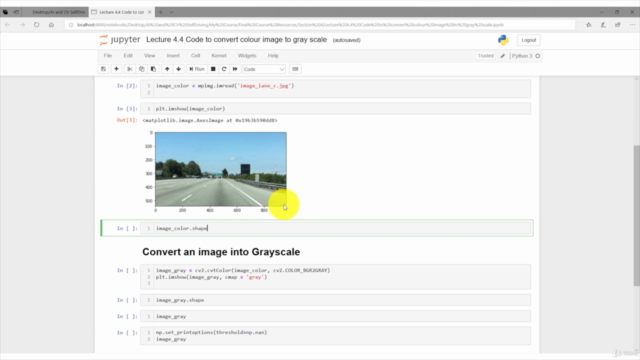 Autonomous Cars: Deep Learning and Computer Vision in Python – Screenshot 3