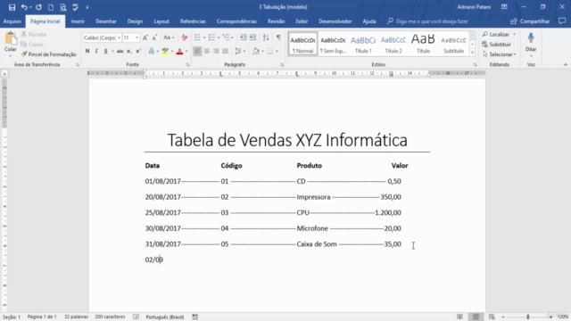 Curso de Word Fundamental - do Básico ao Intermediário – Screenshot 1