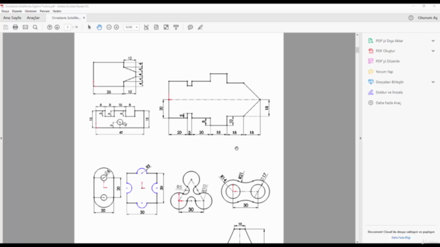 Solidworks Uzmanından Yeni Başlayanlar için 30 Örnek Çizim – Screenshot 2