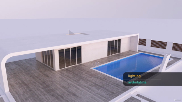 Simple Architectural Visualization (3dsMAX & Vray) – Screenshot 2