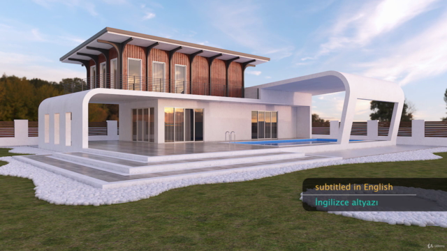 Simple Architectural Visualization (3dsMAX & Vray) – Screenshot 3