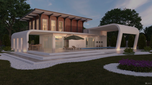 Simple Architectural Visualization (3dsMAX & Vray) – Screenshot 4