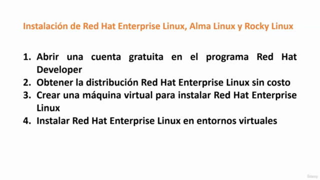 Instalación de Red Hat Enterprise Linux y derivados – Screenshot 1