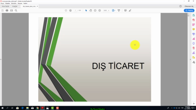 Sıfırdan İleri Seviye Dış Ticaret İşlemleri ve Muhasebesi – Screenshot 1
