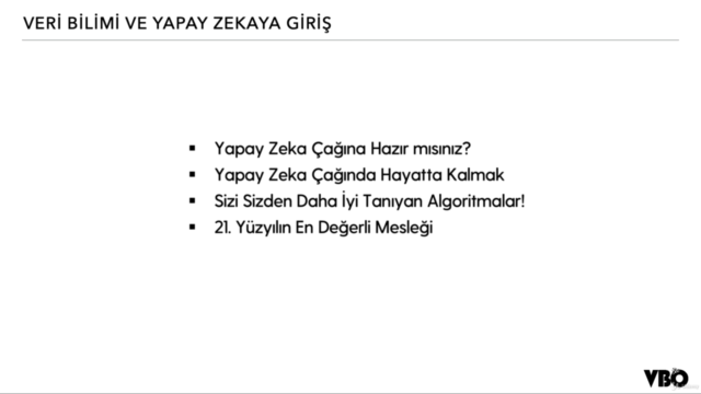 Python: Yapay Zeka ve Veri Bilimi için Python Programlama – Screenshot 3