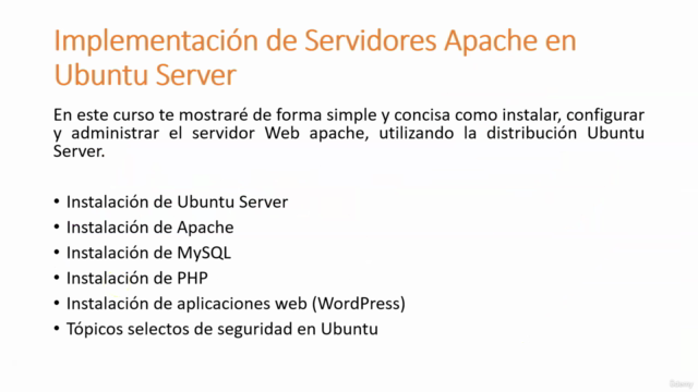 Implementación de servidores Apache en Ubuntu Server – Screenshot 1