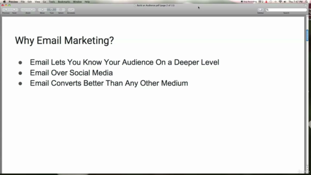 Build Your Audience: One Email at a Time – Screenshot 1