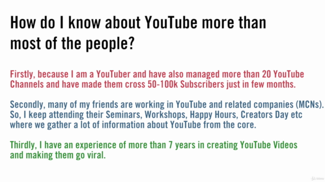 YouTube Expert Class & YouTube Marketing/SEO with Google Ads – Screenshot 4