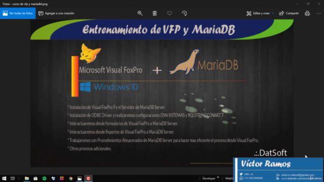 Entrenamiento Visual FoxPro 9 y MariaDB -Mod01 – Screenshot 4