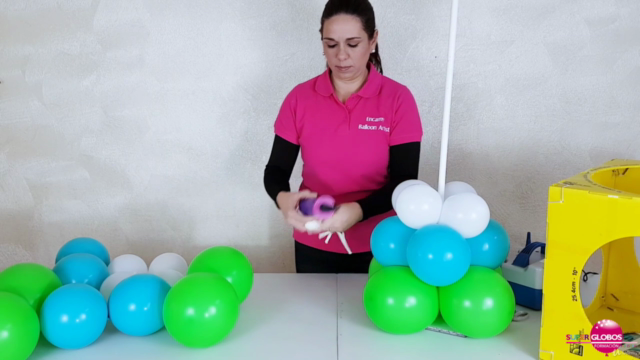 Curso de Decoración con Globos: Columna de Globos Temática – Screenshot 3