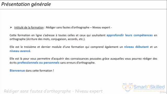 Rédiger sans fautes d'orthographe - Niveau expert – Screenshot 1