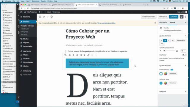 WordPress Introducción Practica a Gutenberg el Nuevo Editor - Screenshot_03