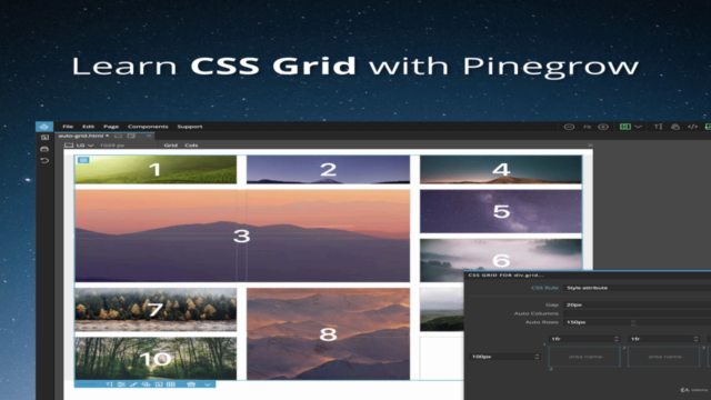 Learn CSS Grid with Pinegrow - Screenshot_01