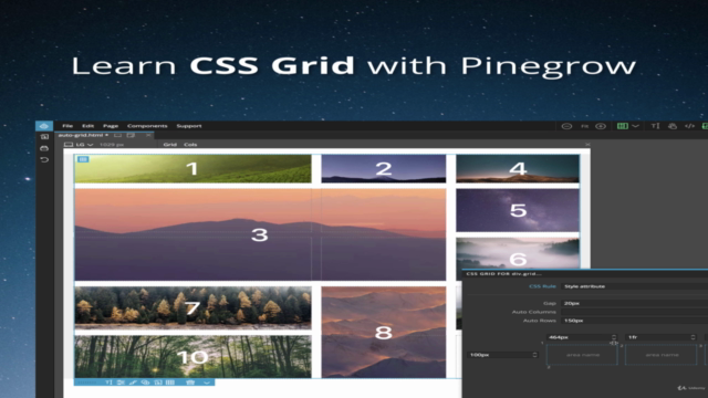 Learn CSS Grid with Pinegrow - Screenshot_03