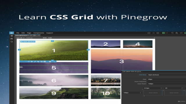 Learn CSS Grid with Pinegrow - Screenshot_04