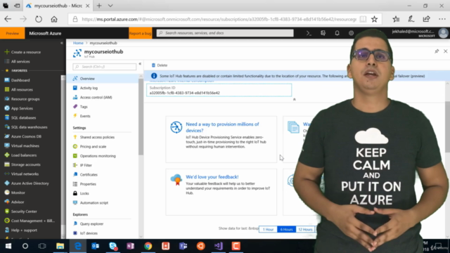 Getting started with Azure IoT – Screenshot 1