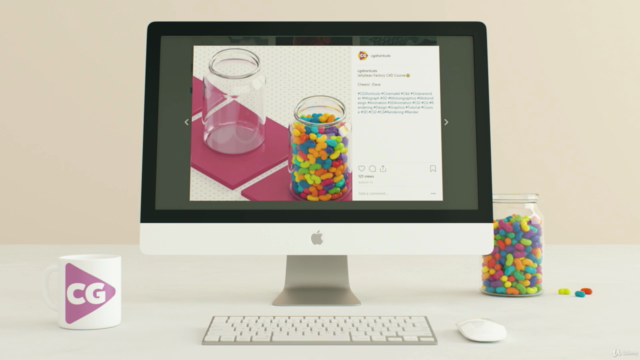 Cinema 4D - Looping 3D Animation for Instagram and GIF – Screenshot 1