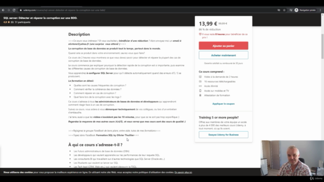 SQL server: Détecter et réparer la corruption sur une BDD. – Screenshot 2