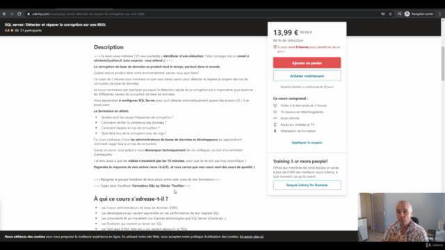 SQL server: Détecter et réparer la corruption sur une BDD. – Screenshot 4