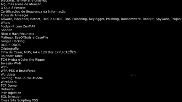 Segurança da Informação e Hacking – Screenshot 3