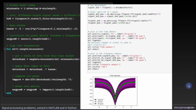 Signal processing problems, solved in MATLAB and in Python – Screenshot 4