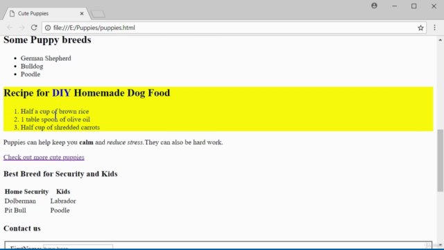 Learn to code with HTML from Scratch – Screenshot 2