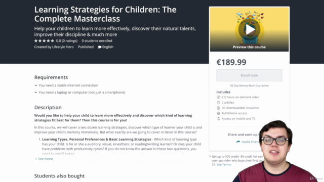 Learning Strategies for Children: The Complete Masterclass – Screenshot 1