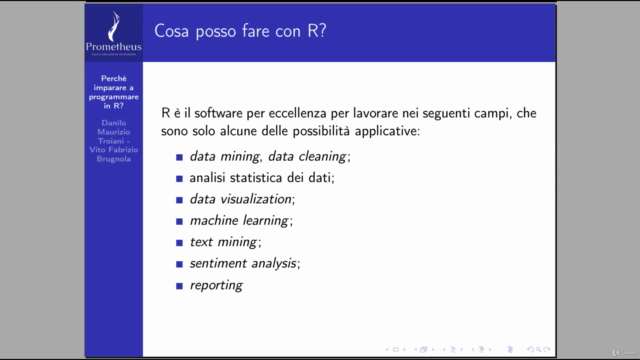 Corso base di programmazione in R - Prometheus Studio – Screenshot 4
