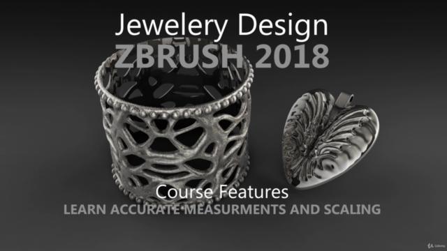 Jewelery Design in ZBrush 2018 - Complete Jewelery Course - Screenshot_02