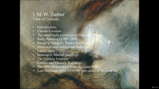 J.M.W. Turner – Screenshot 2