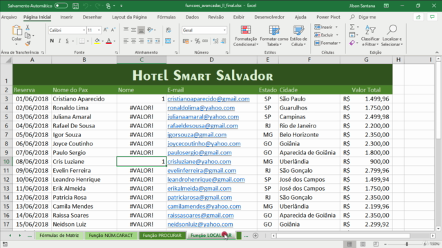 Excel Fórmulas e Funções Avançadas – Screenshot 3