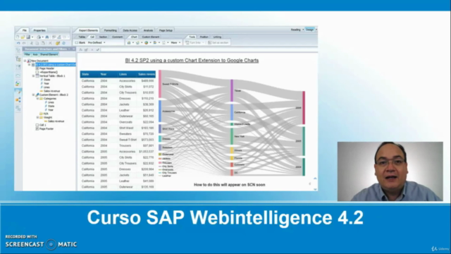 Aprende SAP WebIntelligence y crea analiticos profesionales – Screenshot 1