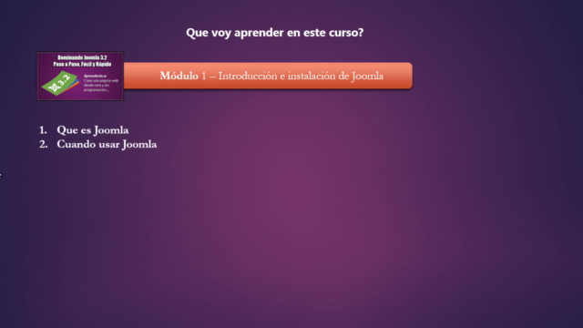 Joomla 3 Paso a Paso, Fácil y Rápido – Screenshot 2