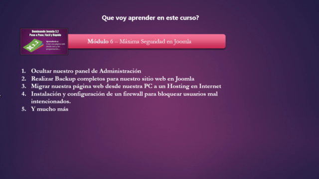 Joomla 3 Paso a Paso, Fácil y Rápido – Screenshot 4
