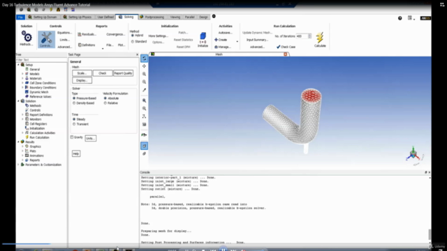 Ansys Fluent Class#6 Let's do more practice&Focus Turbulence – Screenshot 3