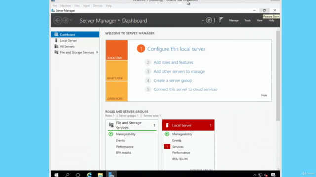 MTA: Windows Server 2016 Administration Fundamentals: 98-365 – Screenshot 1