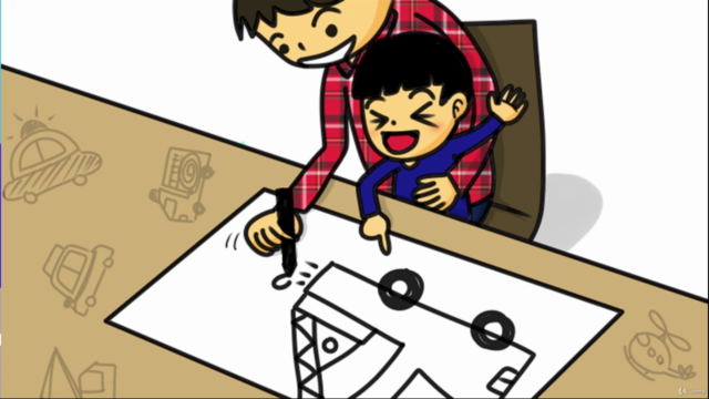 [子育てハック] 3歳児が夢中になる! 男の子が大好きな乗り物の手描きイラスト講座 – Screenshot 1