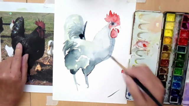 RELAX paint FUN watercolor CHICKENS. Shape, pose & colors. – Screenshot 2
