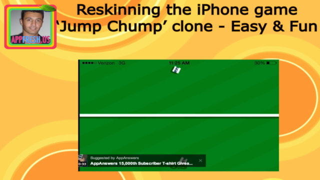 Reskinning Jump Chump iPhone & iPad Game - EZ, Quick & Fun – Screenshot 1
