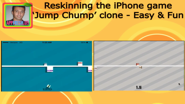 Reskinning Jump Chump iPhone & iPad Game - EZ, Quick & Fun – Screenshot 2
