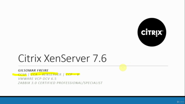 APRENDA CITRIX XENSERVER(CITRIX HYPERVISOR) DO INICIO AO FIM – Screenshot 1