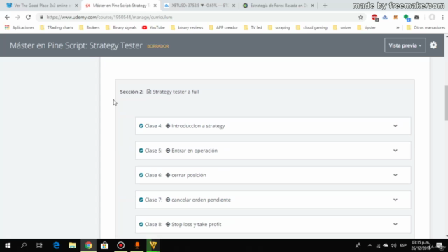 Máster en Pine Script: Strategy Tester – Screenshot 2