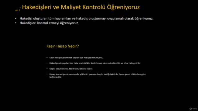 İnşaat Projelerinde Metraj, Keşif, Bütçe ve Hakediş Eğitimi – Screenshot 3