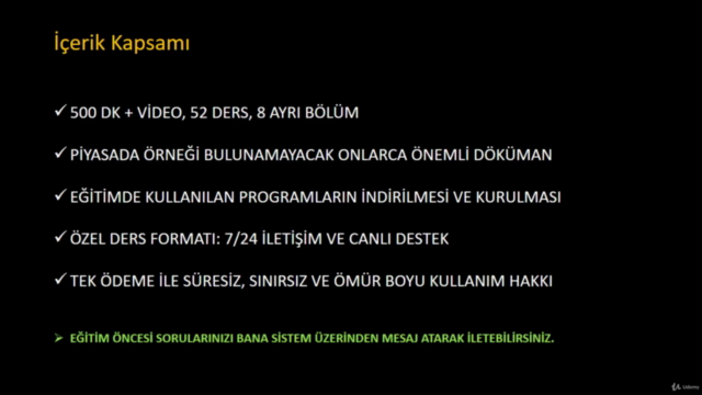 İnşaat Projelerinde Metraj, Keşif, Bütçe ve Hakediş Eğitimi – Screenshot 4