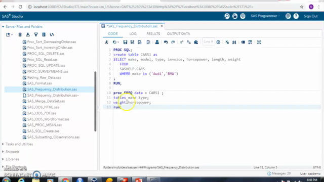SAS for Data Science – Screenshot 4