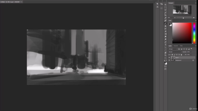 Cinematic Illustration Digital Painting in Photoshop – Screenshot 2