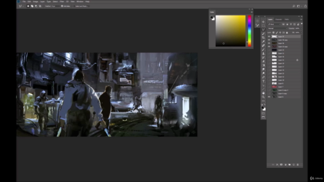 Cinematic Illustration Digital Painting in Photoshop – Screenshot 4