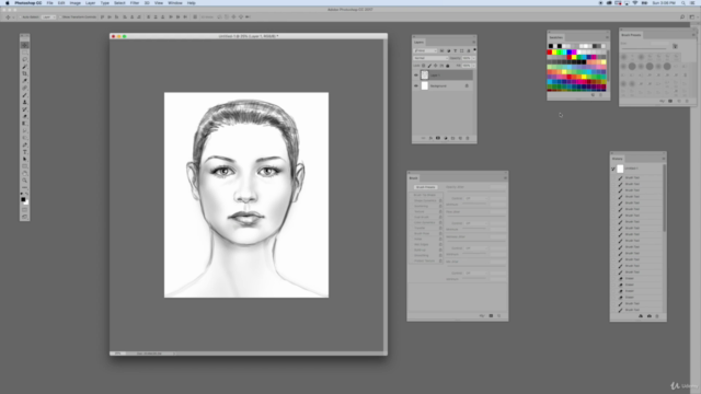 Foundation for Digitally Sketching a Face - Screenshot_01